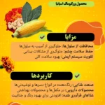 اینفوگرافی درباره مزایا، خواص و کاربردهای رنگ لوتئین محصول پروکیوماک اسپانیا